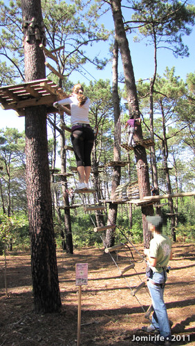 Parque Aventura: Subir para percurso mais alto