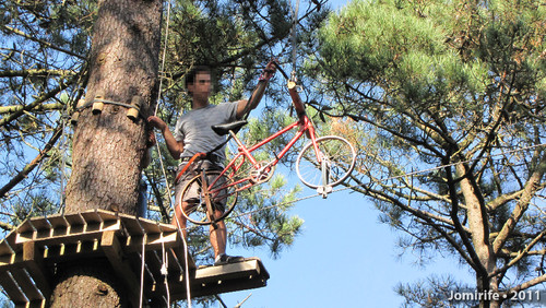 Parque Aventura: Tem que ir de bicicleta