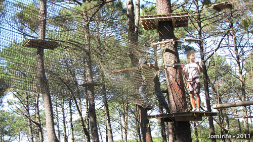 Parque Aventura: Passar pela rede