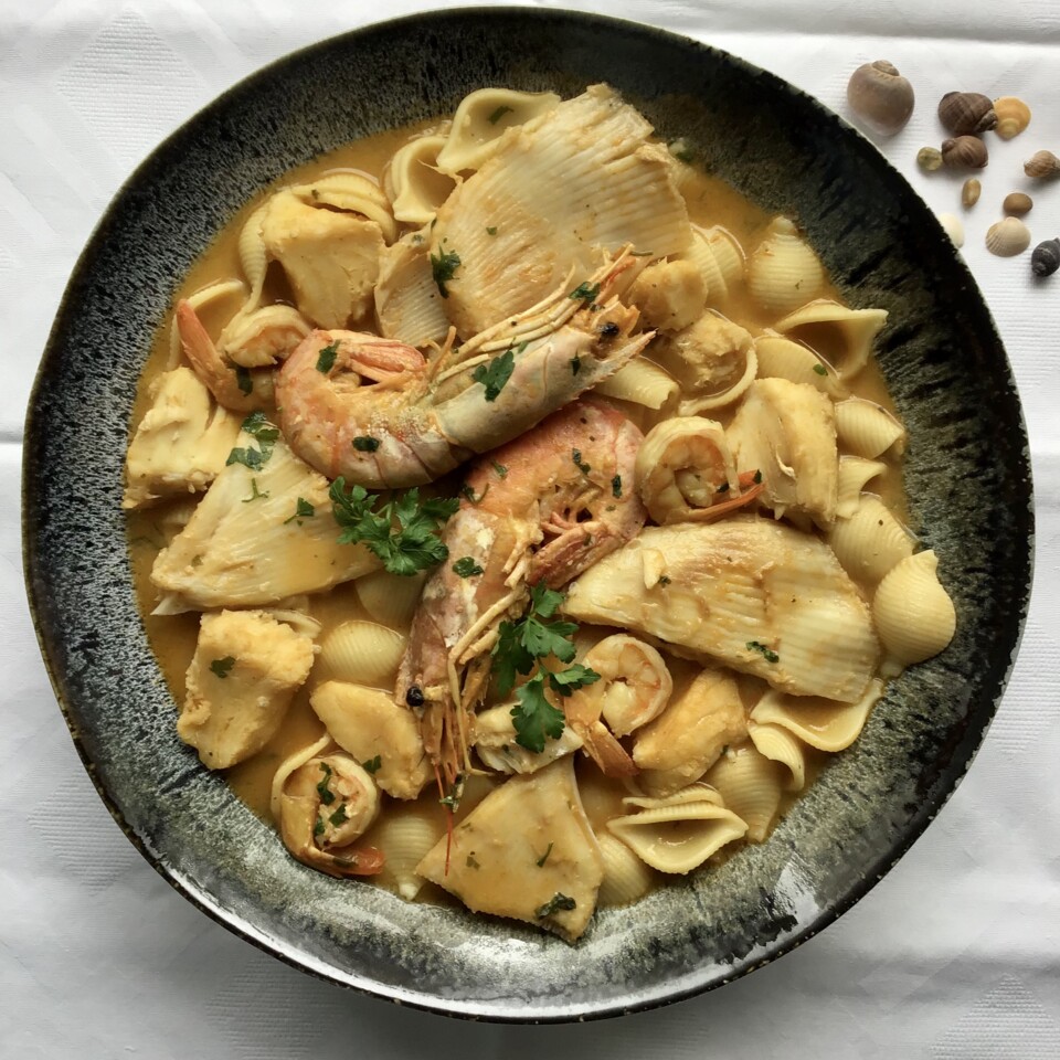 Búzios guarnecidos os Sabores do Mar 7 Dias Nutridos de Sabores