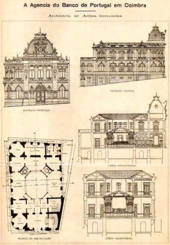 Fig. 5 - Projeto da Agência do Banco de Portugal Fig. 5 - Projeto da Agência do Banco de Portugal