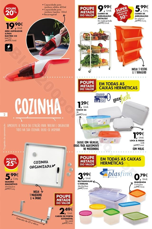 Antevisão Folheto PINGO DOCE Bazar promoções de
