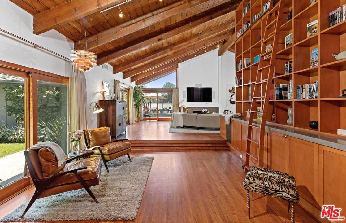 danny-mcbride-hollywood-hills-home-library-091318. danny-mcbride-hollywood-hills-home-library-091318.