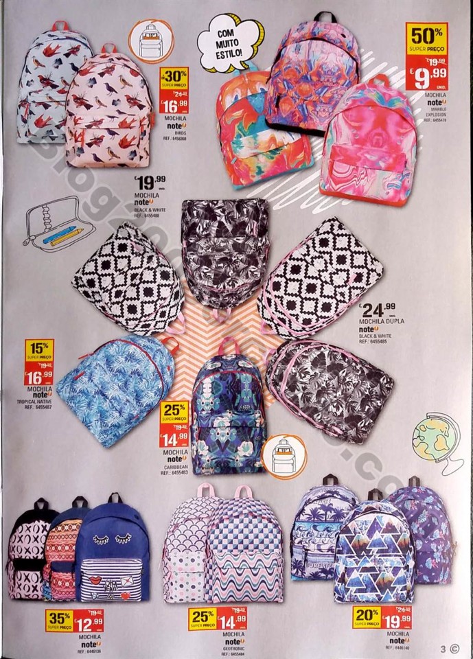 folheto promoções Continente Regresso às Aulas 14ago-19set