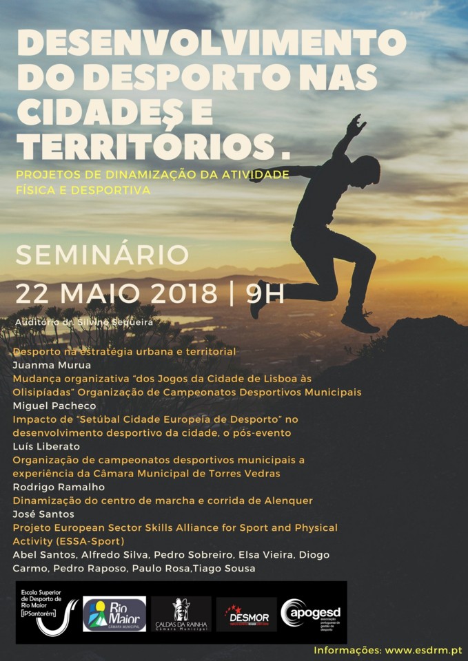 Desenvolvimento do Desporto nas Cidades e Territó Desenvolvimento do Desporto nas Cidades e Territó