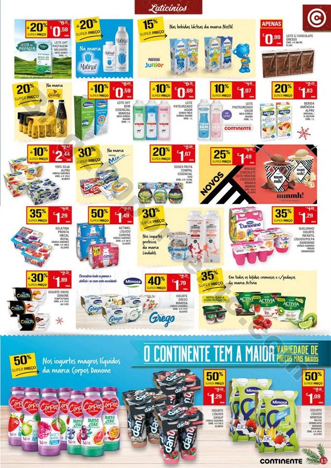 Antevisão Folheto CONTINENTE Promoções de 4 a 1 Folheto Promoções Continente Antevisão 4a10dez - 2parte