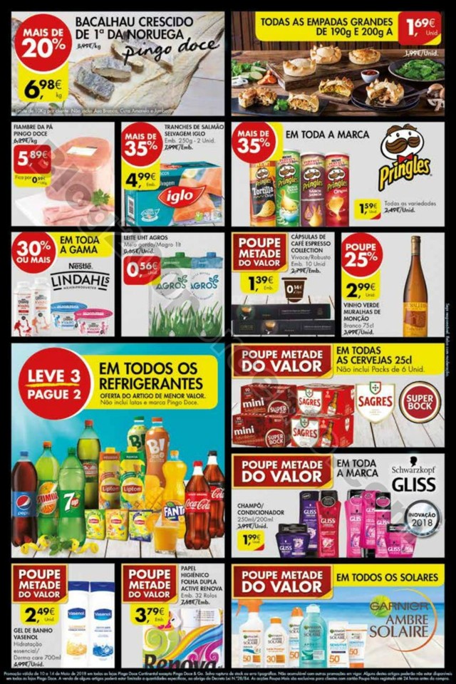 Antevisão Folheto Promoções Pingo Doce Fim Semana 10a14 mai