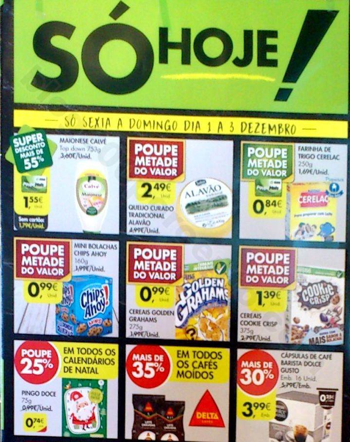 Antevisão Promoções Só Hoje no Pingo Doce 1a3dez