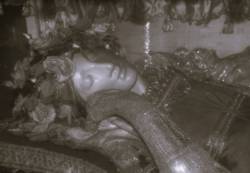 simulacro do corpo de sao vicente martir pormenor.