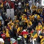 JMJ - Peregrinos lotam saguão do Aerorporto Inter