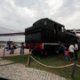 Locomotiva histórica, em exposição nas Docas, L
