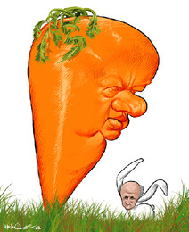 A cenoura e o coelho