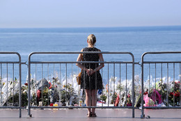 Homenagem vítimas ataque em Nice, França